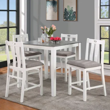 DUNSEITH 5 Pc. Counter Ht. Table Set / FOA3388PT-5PK
