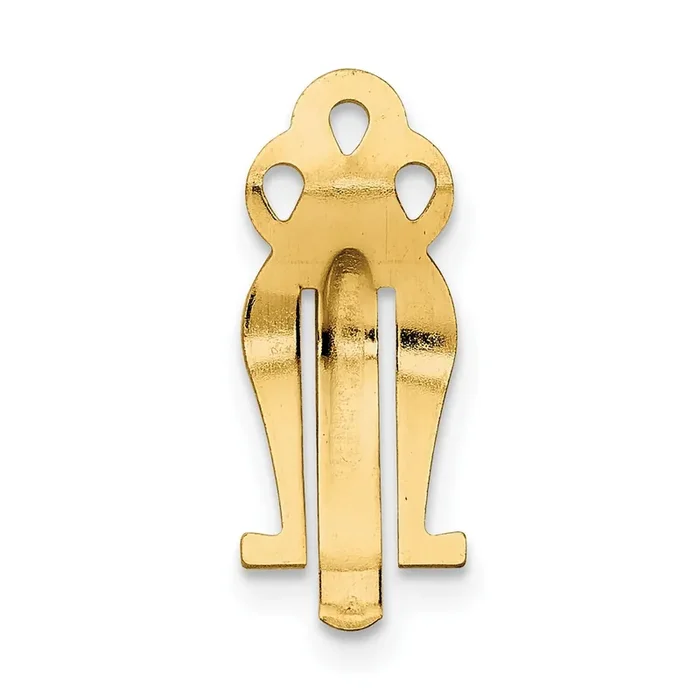 Earring Clip Back Component 14k Yellow Gold YG778