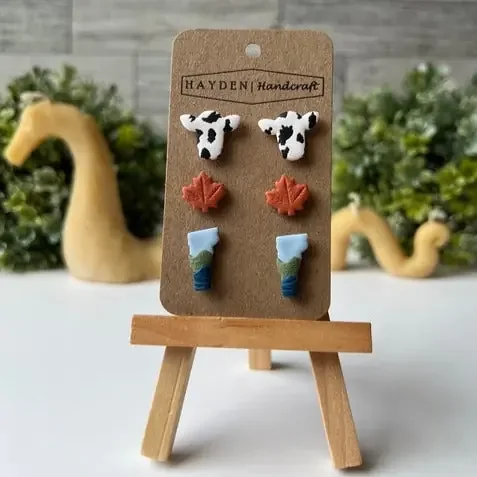 Earrings – Vermont Stud Pack – Hayden Handcraft
