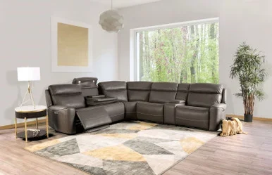 EDMONDUS Power Sectional, Dark Gray / CM9923GY-SECT-PM