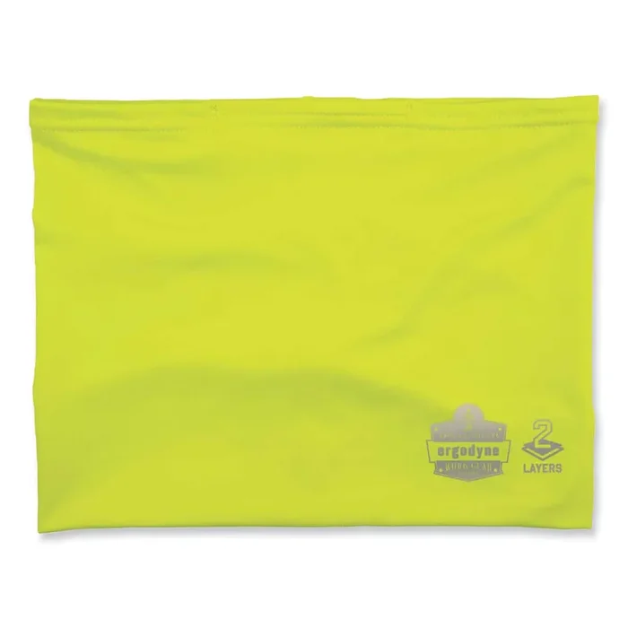 ergodyne® Chill-Its 6489 2-Layer Cooling Performance Knit Multi-Band, Polyester/Spandex, Large/X-Large, Hi-Vis Lime