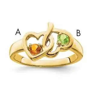 Family Jewelry Ring Mounting 14k Gold XMR92/2-7