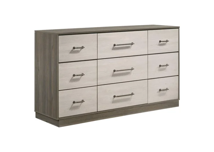 Fenwick 9-drawer Dresser Grey Oak