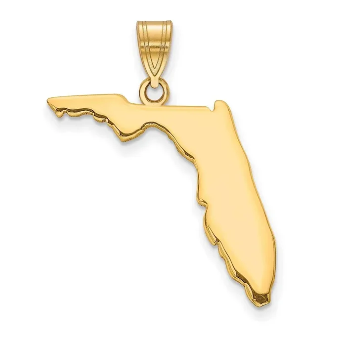 Fl State Pendant Bail Only 14k Gold XNA707Y-FL