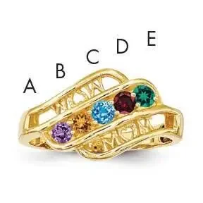 Genuine Family Jewelry Ring 14k Gold XMR66/5GY