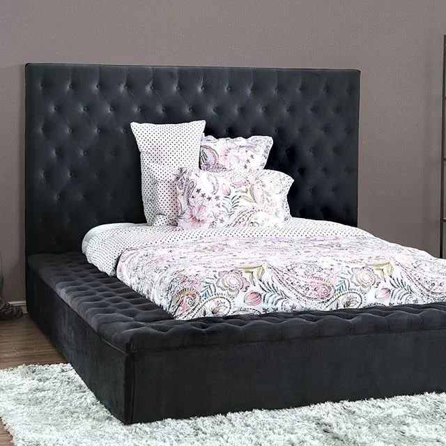 GOLATI Queen Bed, Black