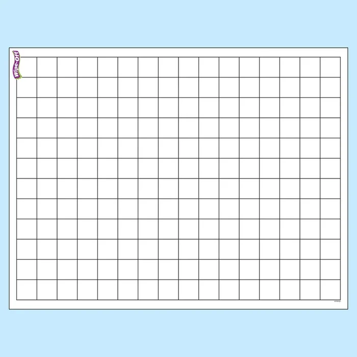 Graphing Grid (Small Squares) Wipe-Off® Chart