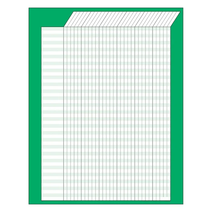 Green Vertical Incentive Chart – Jumbo