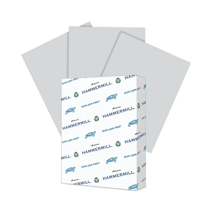 Hammermill® Colors Print Paper, 20 lb Bond Weight, 8.5 x 11, Gray, 500/Ream