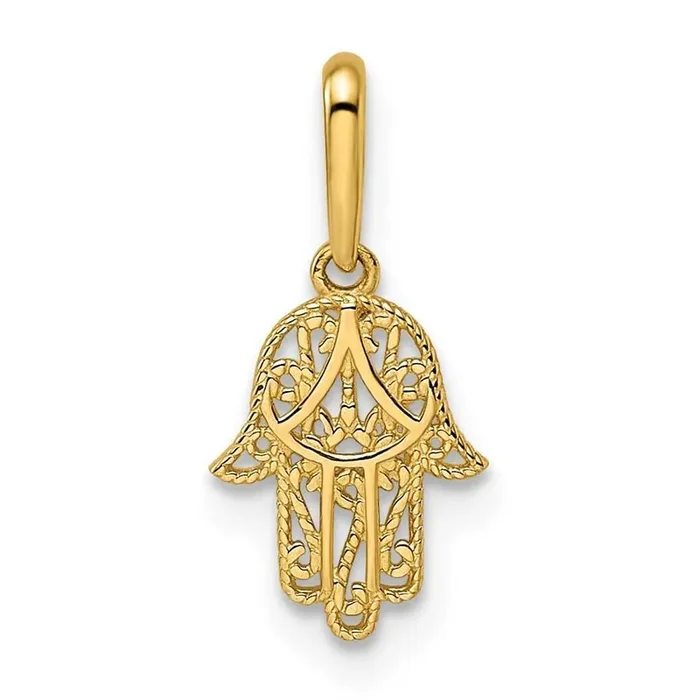 Hamsa Pendant 14k Gold YC1502