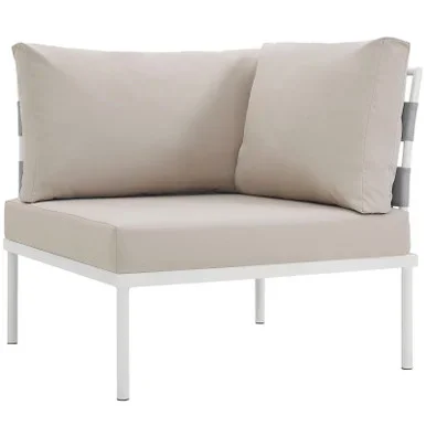 Harmony Outdoor Patio Aluminum Corner Sofa / EEI-2601