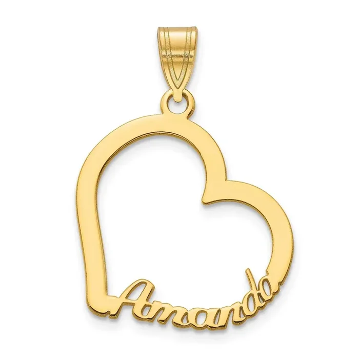 Heart Name Charm Gold-plated XNA959GP