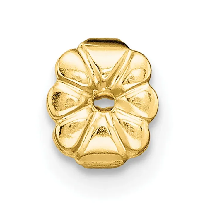 Heavy Friction Earring Nut 14k Yellow Gold YG712