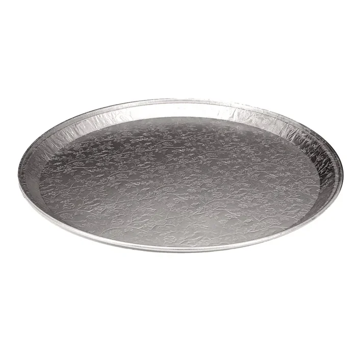 HFA® Aluminum Embossed Tray, 12″ Diameter, 25/Carton