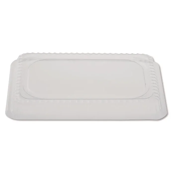 HFA® Plastic Dome Lids, Fits Oblong Pans 2061/2062, 8.25 x 5.88, Clear, 500/Carton