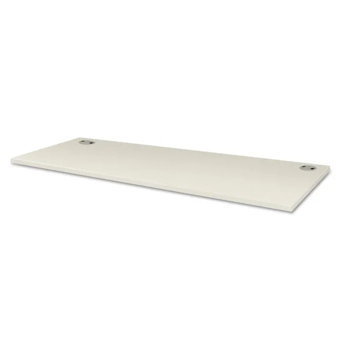 HON® Voi Rectangular Worksurface, Two Grommets, 60″ x 24″, Silver
