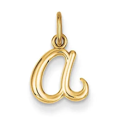 Initial Charm 14k Gold YC1060A