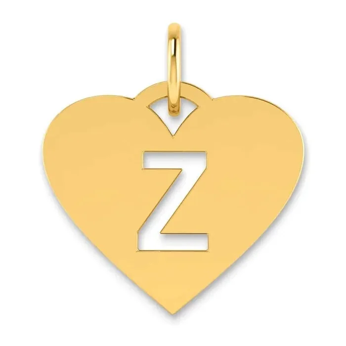 Initial Letter Z Initial Charm 14k Gold XNA1338Y/Z