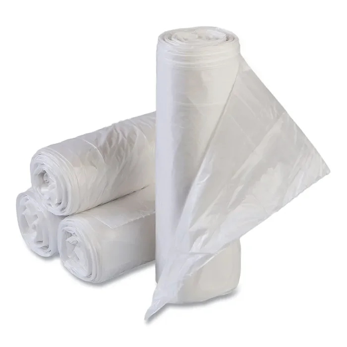 Inteplast Group High-Density Commercial Can Liner Value Pack, 33 gal, 10 mic, 33″ x 39″, Clear, Interleaved Roll, 25 Bags/Roll, 20 Rolls/CT