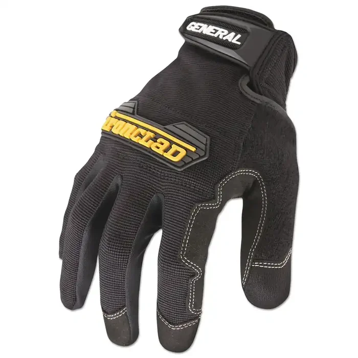 Ironclad General Utility Spandex Gloves, Black, X-Large, Pair
