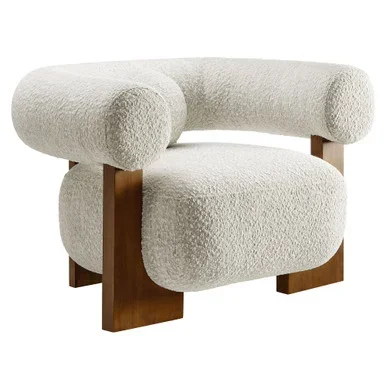 Jace Boucle Accent Chair / EEI-6996