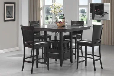 Jaden Square 47-inch Counter Height Dining Table Espresso / CS-100958