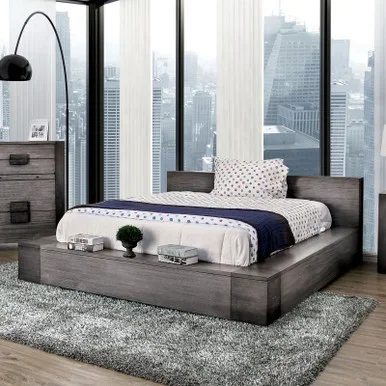 JANEIRO Queen Bed / CM7628GY-Q-BED