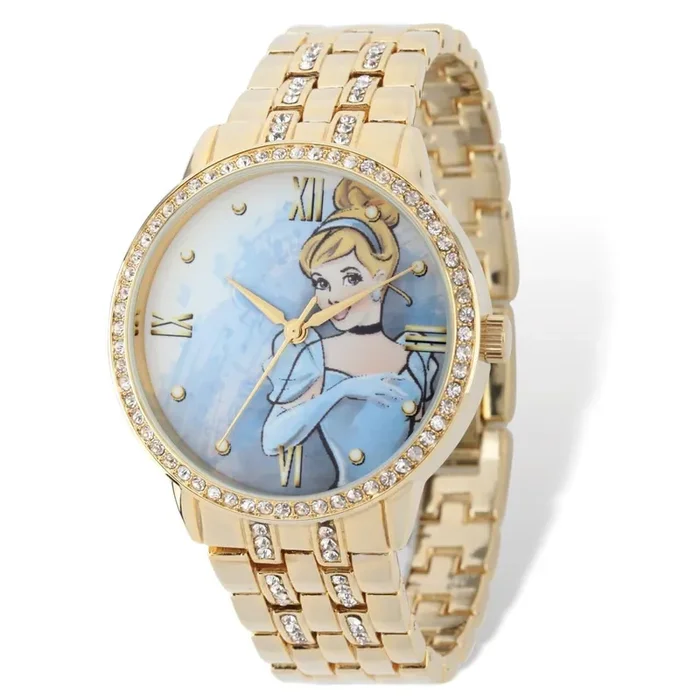 Ladies Disney Cinderella Gold-tone Bracelet Watch XWA4938