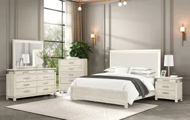 LAFAYETTE Queen Bed, Weathered Gray / FM71501GY-Q-BED