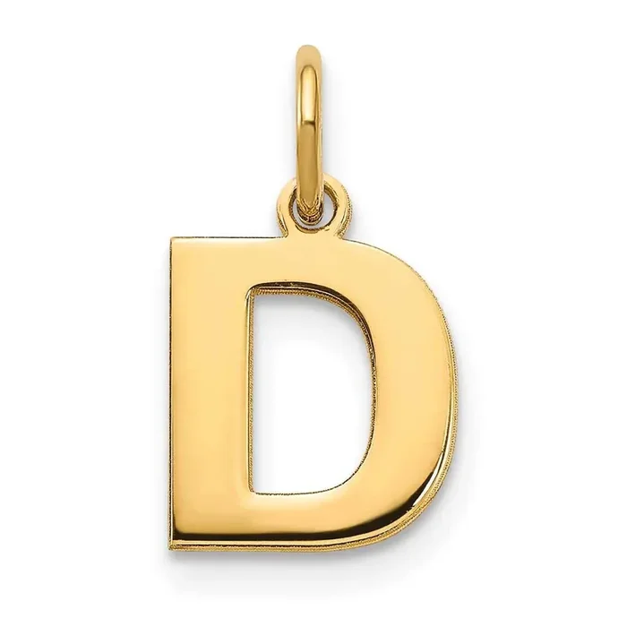 Letter D Initial Pendant 14k Gold XNA1337Y/D