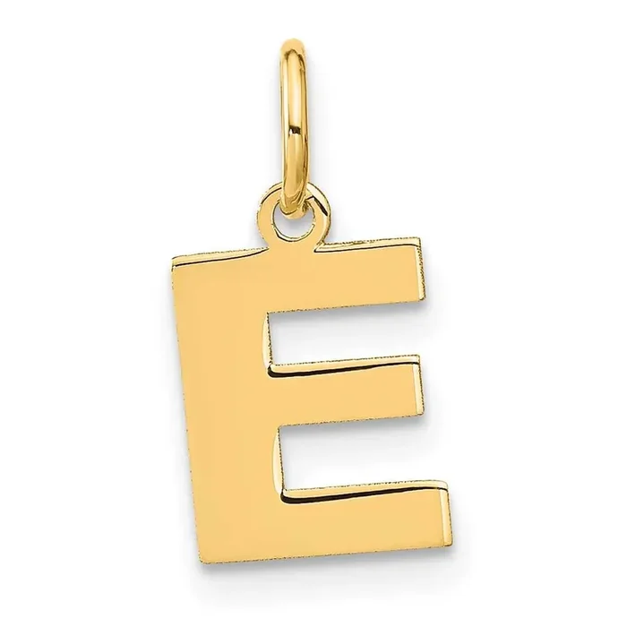 Letter E Initial Pendant 14k Gold XNA1337Y/E
