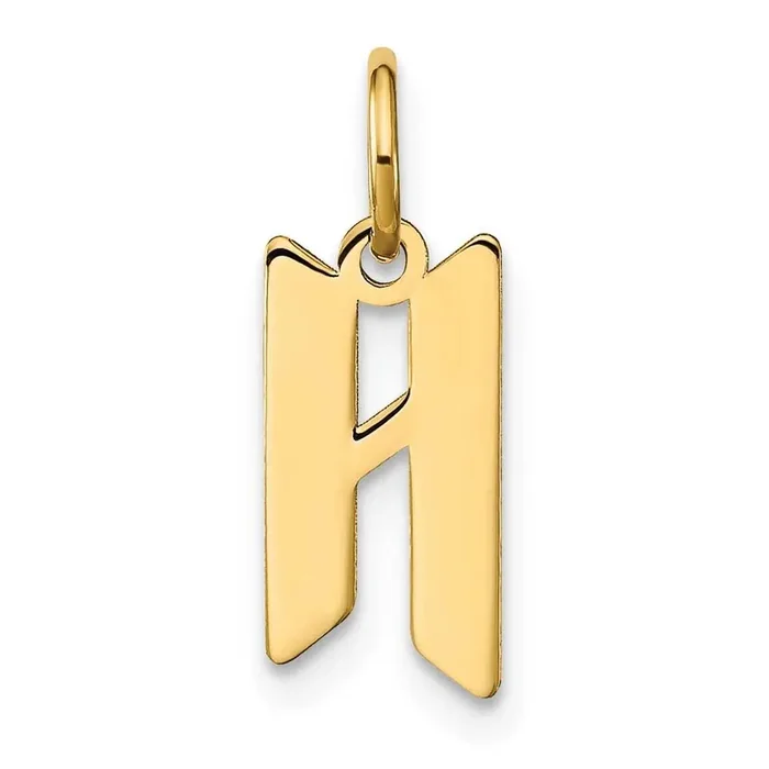Letter H Initial Pendant 14k Gold XNA1335Y/H