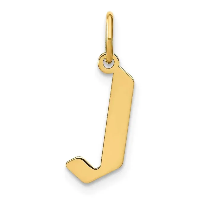 Letter J Initial Pendant 14k Gold XNA1335Y/J