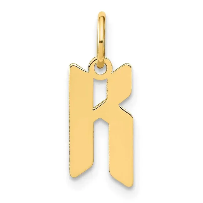 Letter K Initial Pendant 14k Gold XNA1335Y/K