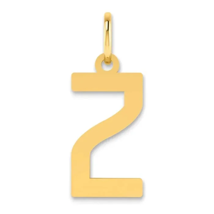 Letter Z Initial Pendant 14k Gold XNA1336Y/Z
