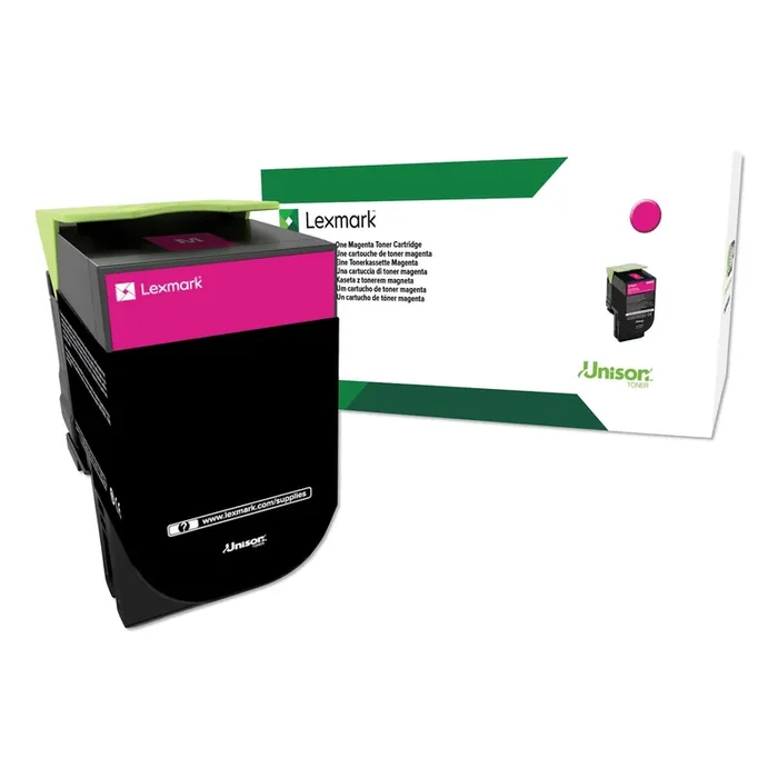 Lexmark™ 80c1hm0 Return Program High-Yield Toner, 3,000 Page-Yield, Magenta