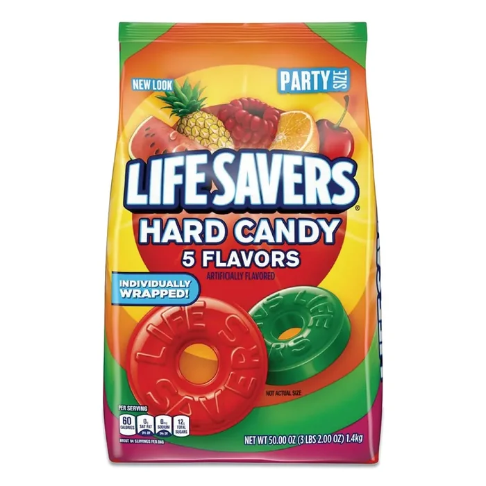 LifeSavers® Hard Candy, Original Five Flavors, 50 Oz Bag