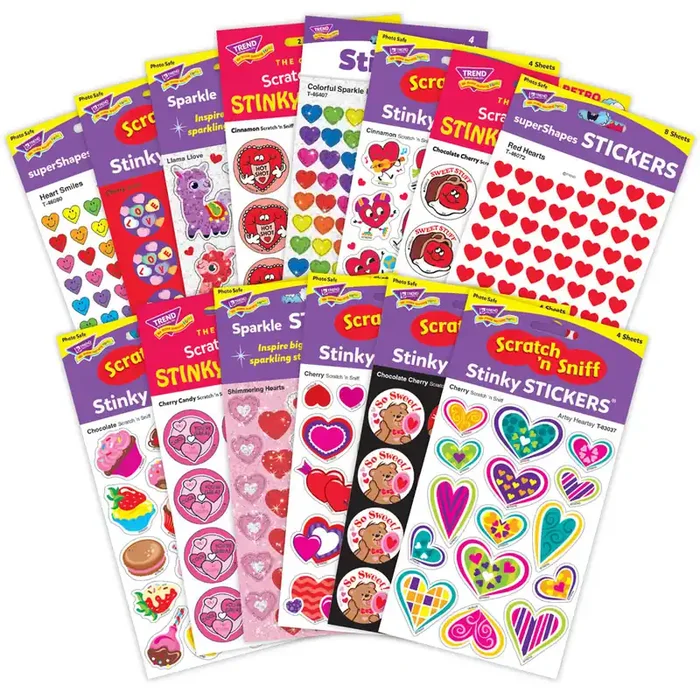 LIMITED INVENTORY Valentine‘s Deluxe Mixed Stickers Set