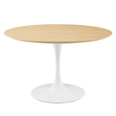 Lippa 48″ Round Wood Grain Dining Table / EEI-5174
