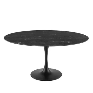 Lippa 60″ Round Faux Marble Dining Table / EEI-4879