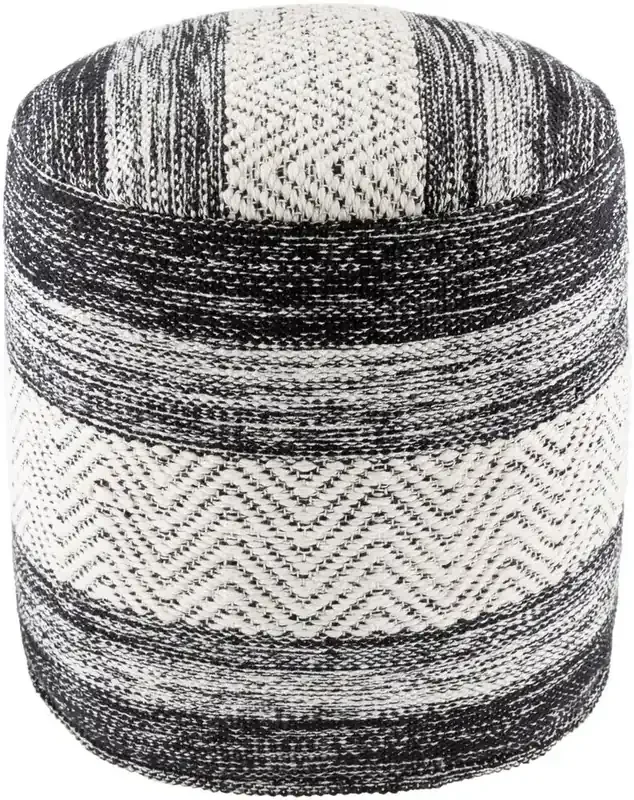 Livabliss – Levi Pouf – Black – IVPF003-161616