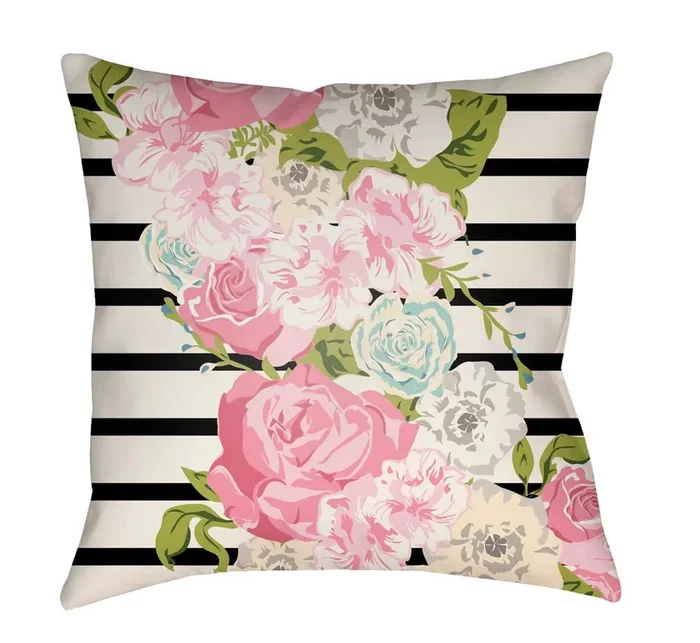 Livabliss – Lolita 16″Lx16″W Accent Pillow – LOTA1002-1616