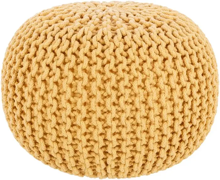 Livabliss – Malmo Pouf – Yellow – MLPF-002