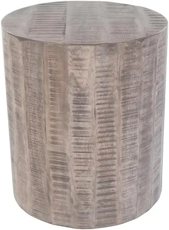 Livabliss – Troyes End Table – Beige – Gray – TOE-003