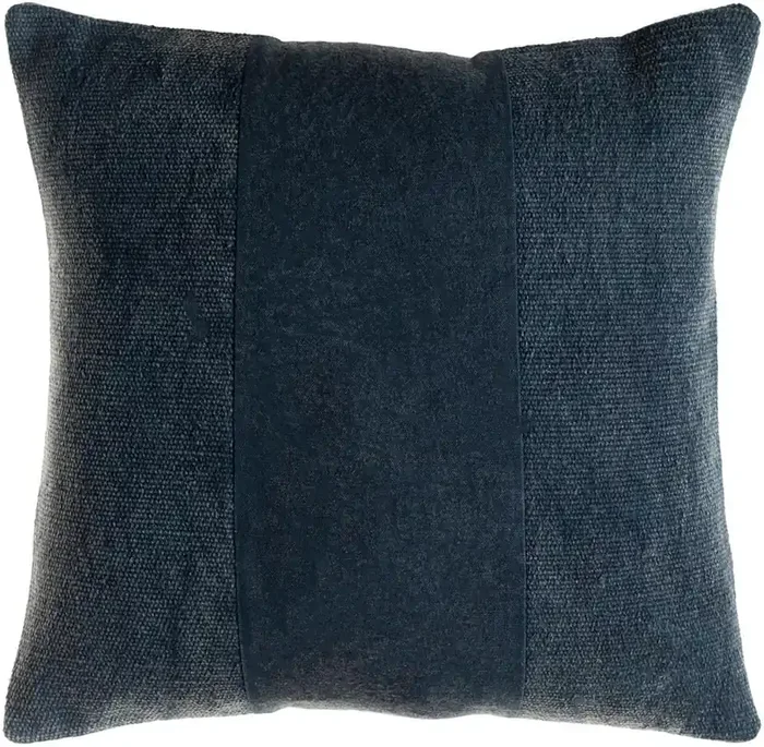 Livabliss – Washed Stripe 18″Lx18″W Accent Pillow – With Poly Insert – WSS001-1818P