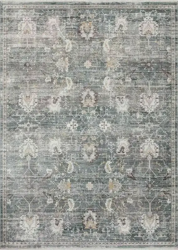 Loloi – Bonney Lagoon / Ivory 11-6in x 15-5in Area Rug – BONYBNY-03LJIVB6F5