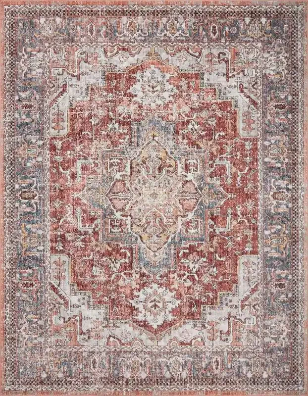 Loloi – Cassandra Rust / Multi 2-6in x 4-0in Accent Rug – CASNCSN-01RUML2640