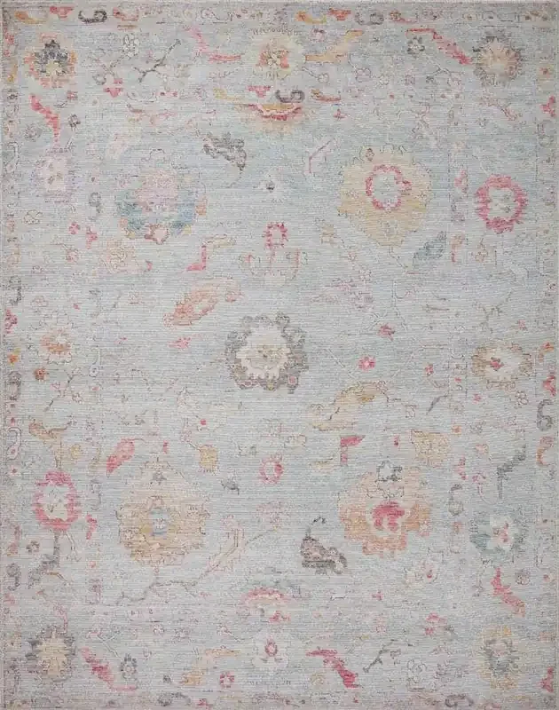 Loloi – Elysium Silver / Multi 18in x 18in Sample Rug – ELYSELY-04SIML160S