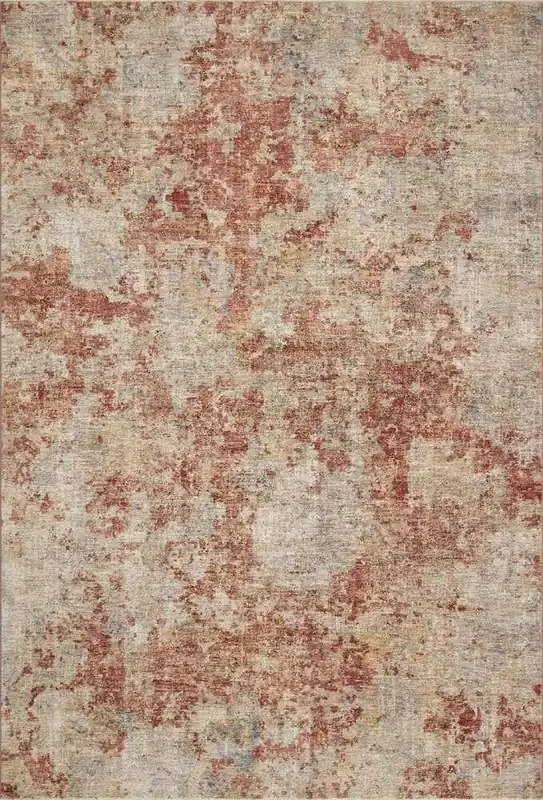 Loloi – Gaia Taupe / Brick 7-10in x 10-2in Area Rug – GAIAGAA-03TABK7AA2