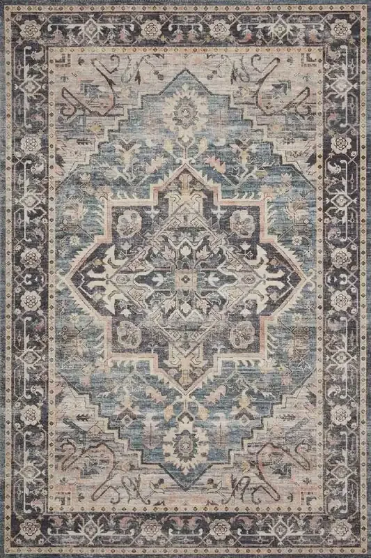 Loloi – Hathaway Navy / Multi 2-0in x 5-0in Accent Rug – HATHHTH-01NVML2050